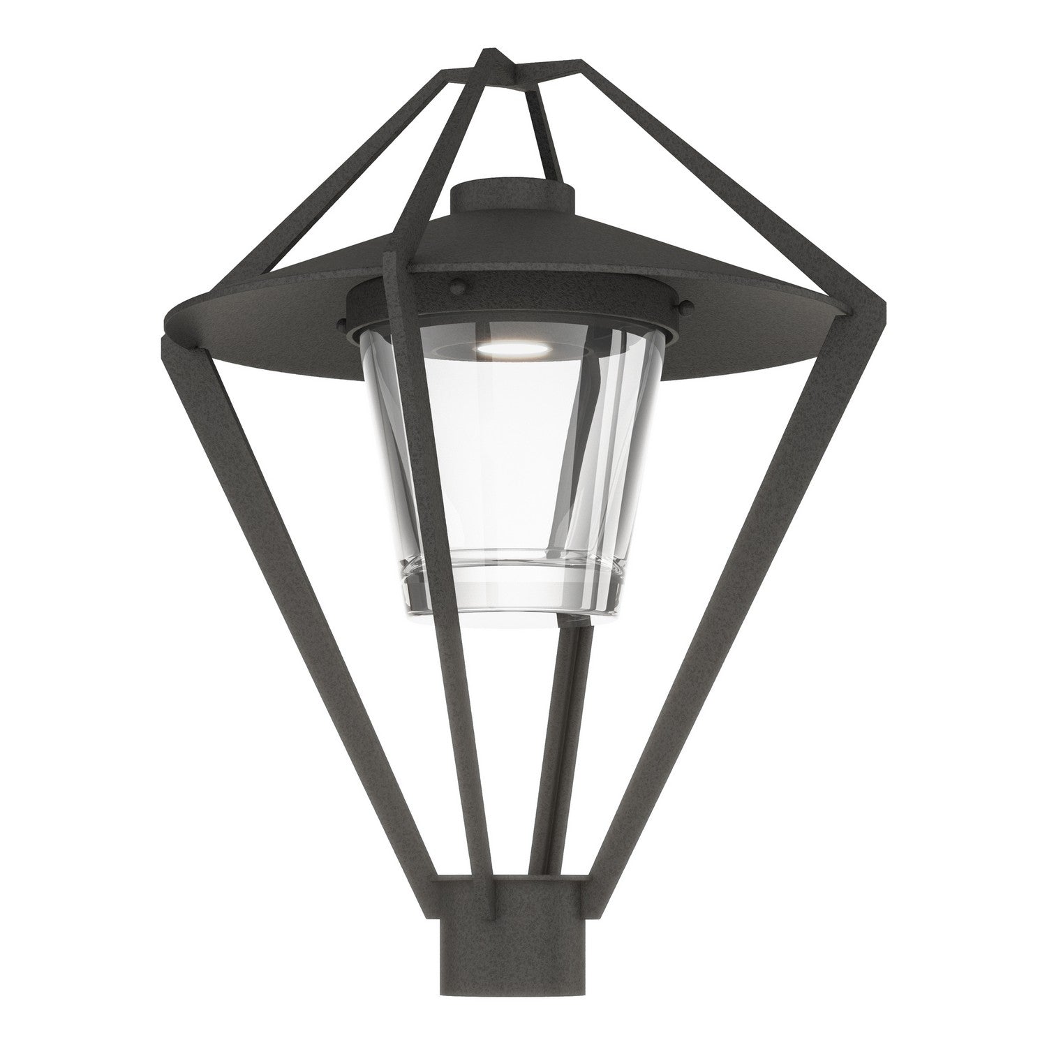 Hubbardton Forge - 342651-SKT-20-ZM0727 - One Light Outdoor Post Mount - Stellar - Coastal Natural Iron