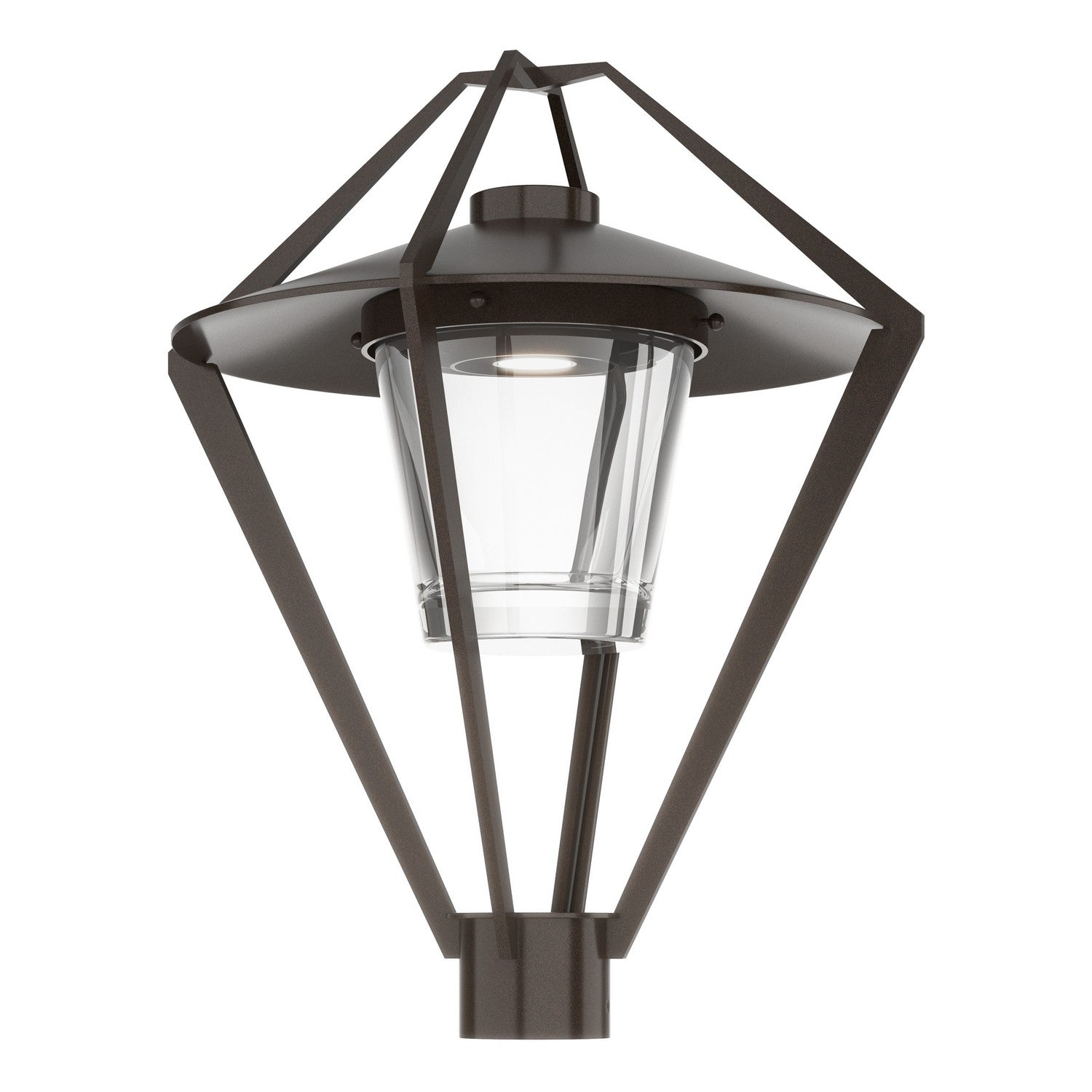 Hubbardton Forge - 342651-SKT-75-ZM0727 - One Light Outdoor Post Mount - Stellar - Coastal Bronze