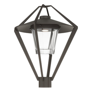 Hubbardton Forge - 342651-SKT-77-ZM0727 - One Light Outdoor Post Mount - Stellar - Coastal Dark Smoke