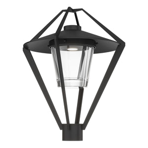 Hubbardton Forge - 342651-SKT-80-ZM0727 - One Light Outdoor Post Mount - Stellar - Coastal Black