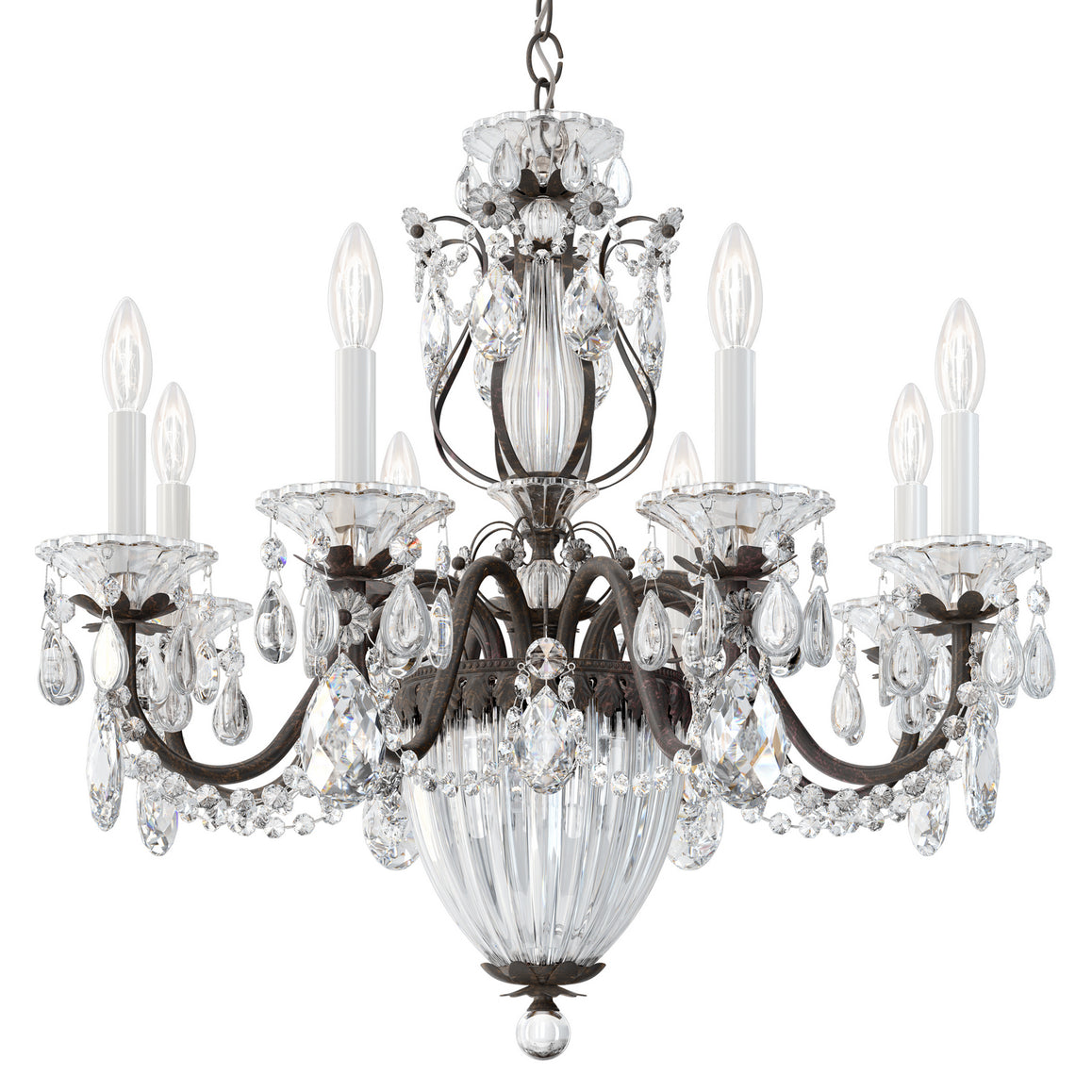 Schonbek - 1238N-76H - 11 Light Chandelier - Bagatelle - Heirloom Bronze