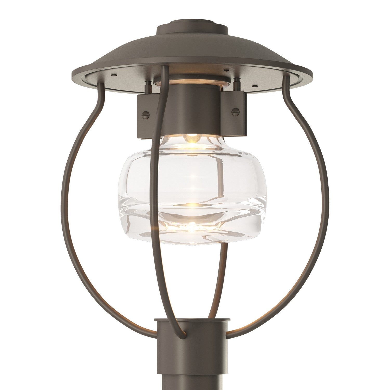 Hubbardton Forge - 344810-SKT-77-ZM0447 - One Light Outdoor Post Mount - Mason - Coastal Dark Smoke