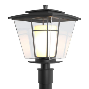 Hubbardton Forge - 344820-SKT-80-ZU0287 - One Light Outdoor Post Mount - Beacon Hall - Coastal Black