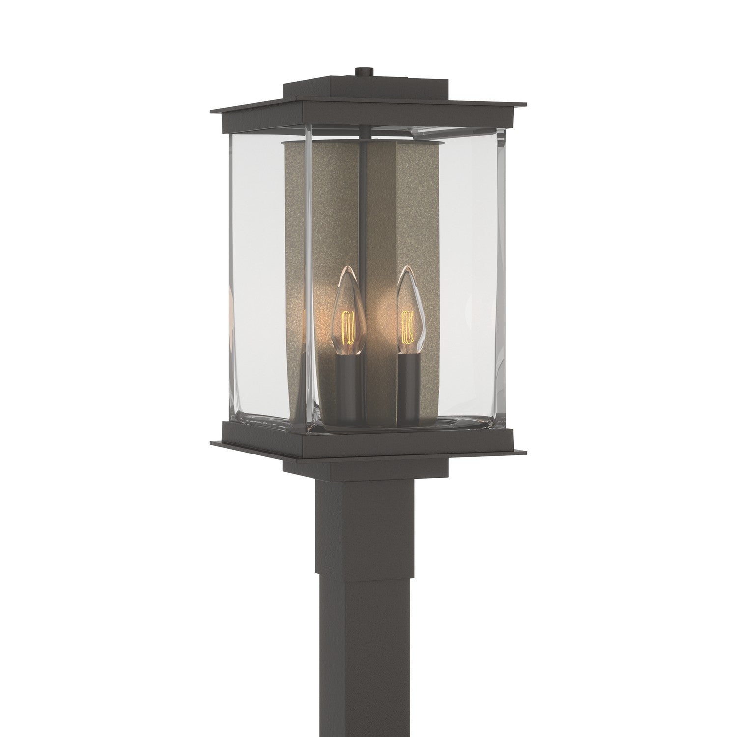 Hubbardton Forge - 344840-SKT-14-83-ZM0703 - Kingston Outdoor Post Light - Kingston - Coastal Oil Rubbed Bronze