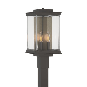 Hubbardton Forge - 344840-SKT-14-83-ZM0703 - Four Light Outdoor Post Mount - Kingston - Coastal Oil Rubbed Bronze