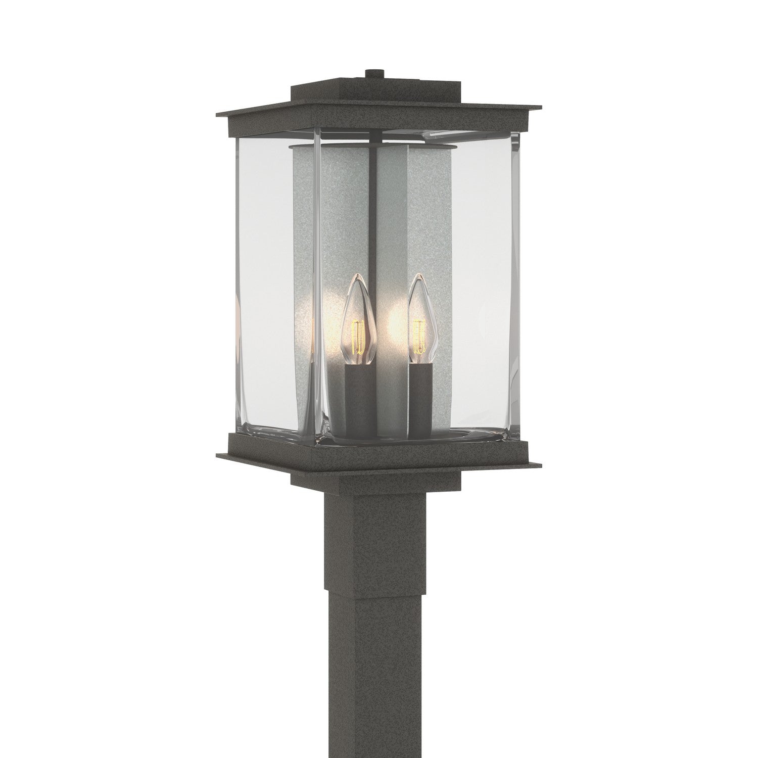 Hubbardton Forge - 344840-SKT-20-81-ZM0703 - Kingston Outdoor Post Light - Kingston - Coastal Natural Iron
