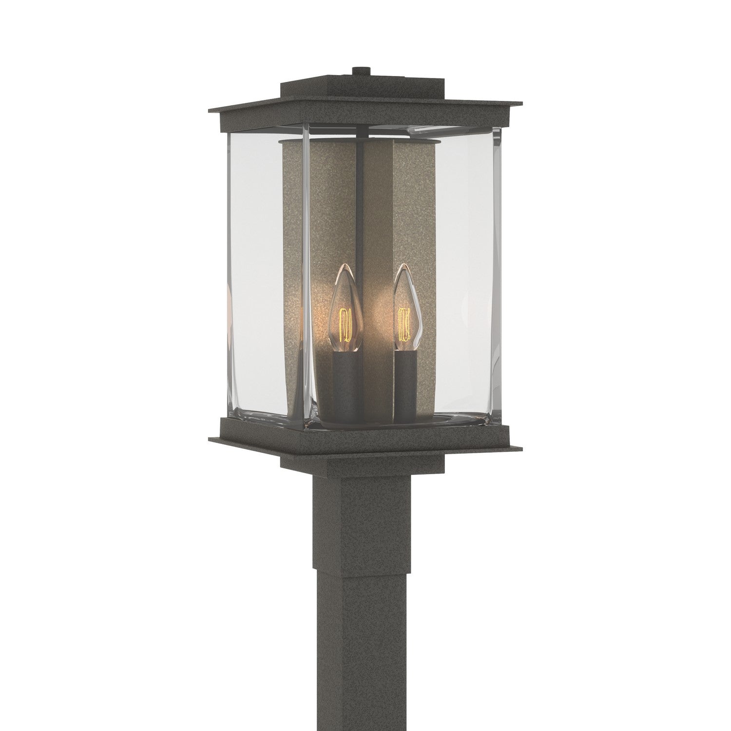 Hubbardton Forge - 344840-SKT-20-83-ZM0703 - Kingston Outdoor Post Light - Kingston - Coastal Natural Iron