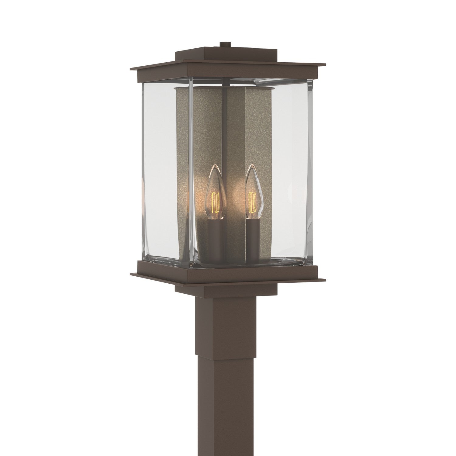 Hubbardton Forge - 344840-SKT-75-83-ZM0703 - Kingston Outdoor Post Light - Kingston - Coastal Bronze