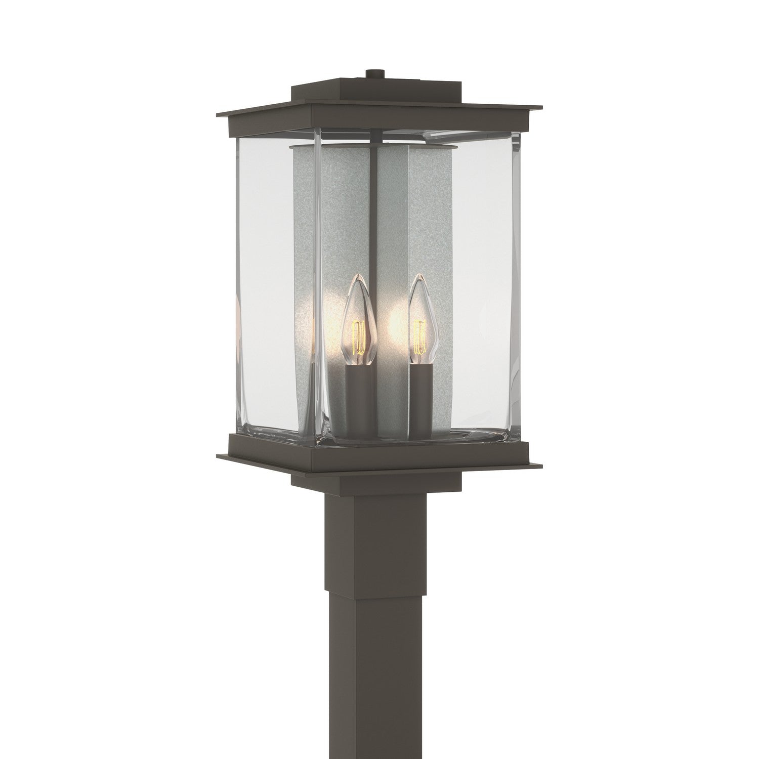 Hubbardton Forge - 344840-SKT-77-81-ZM0703 - Kingston Outdoor Post Light - Kingston - Coastal Dark Smoke