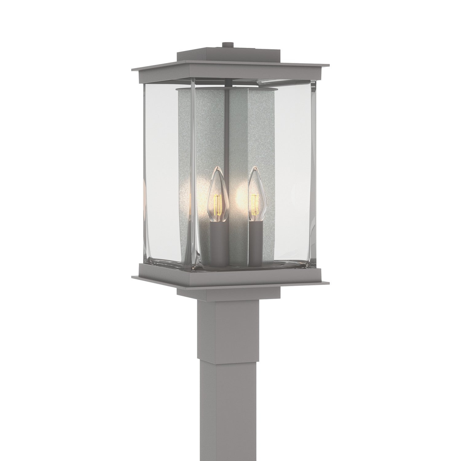 Hubbardton Forge - 344840-SKT-78-81-ZM0703 - Kingston Outdoor Post Light - Kingston - Coastal Burnished Steel