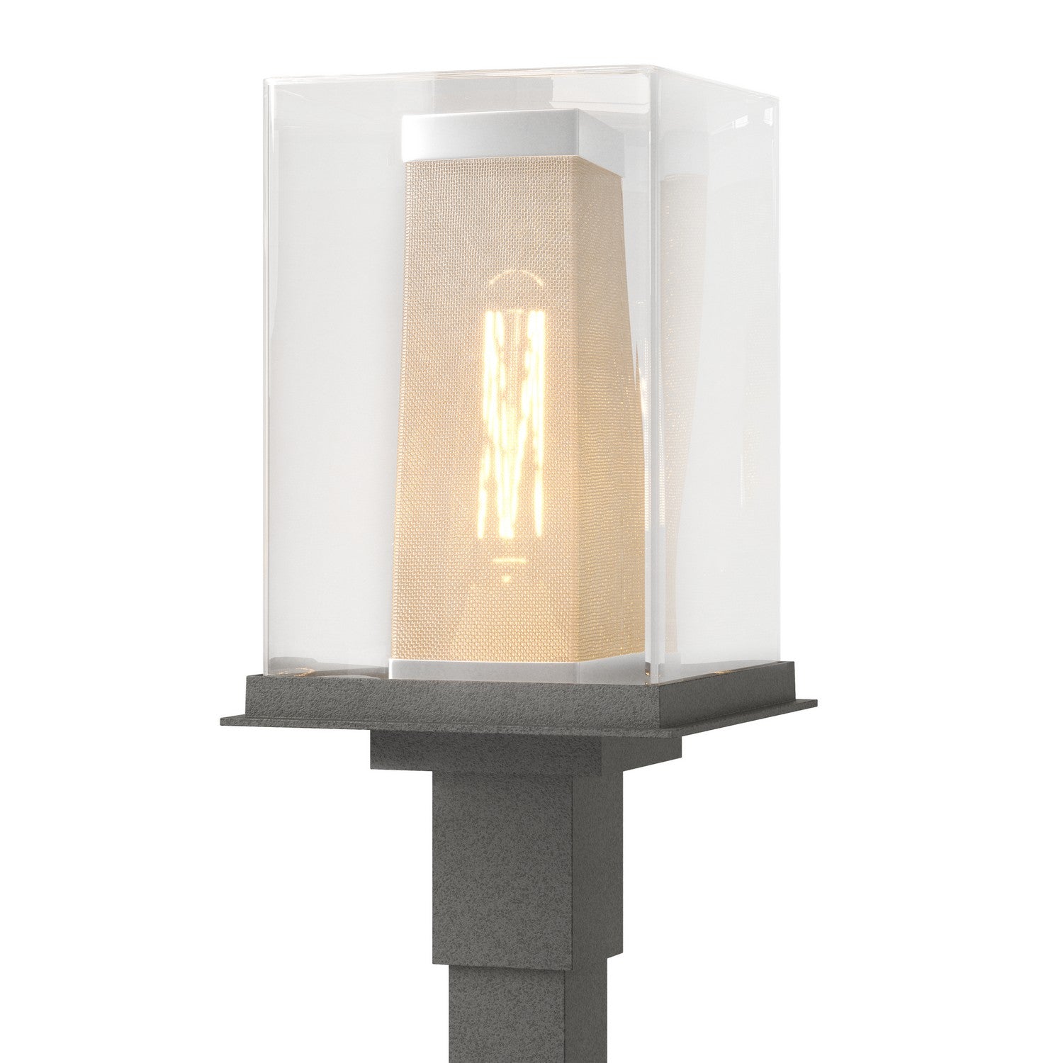 Hubbardton Forge - 344850-SKT-20-72-ZM0084 - One Light Outdoor Post Mount - Polaris - Coastal Natural Iron