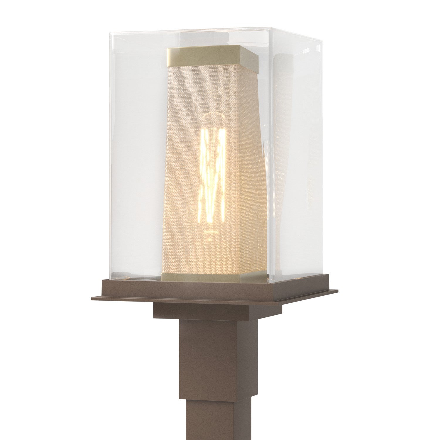 Hubbardton Forge - 344850-SKT-75-70-ZM0084 - One Light Outdoor Post Mount - Polaris - Coastal Bronze
