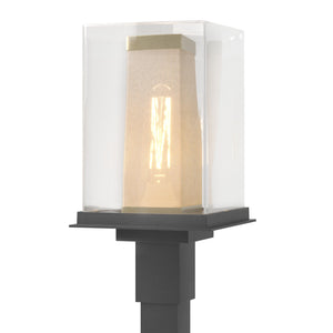 Hubbardton Forge - 344850-SKT-80-70-ZM0084 - One Light Outdoor Post Mount - Polaris - Coastal Black