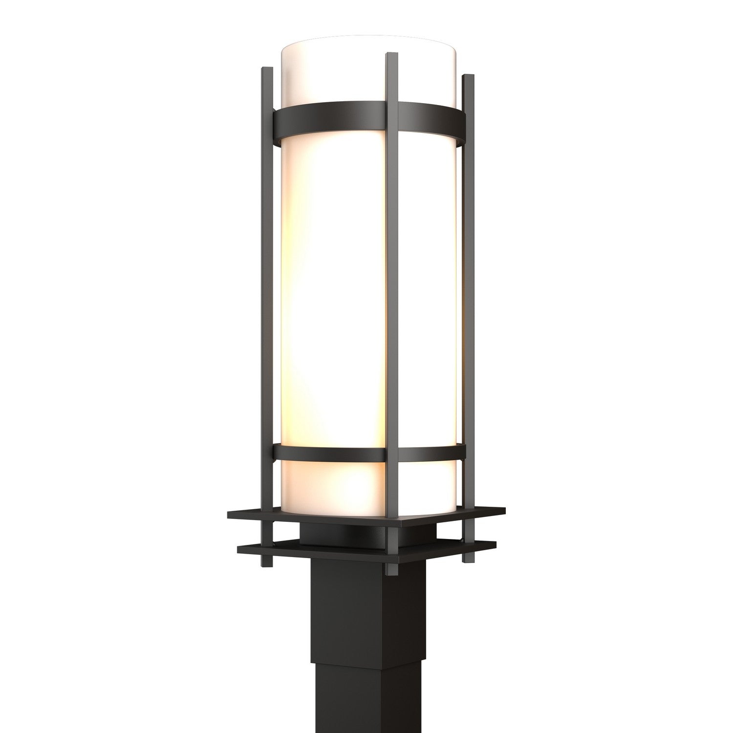 Hubbardton Forge - 345895-SKT-14-GG0040 - Banded Outdoor Post Light - Banded - Coastal Oil Rubbed Bronze