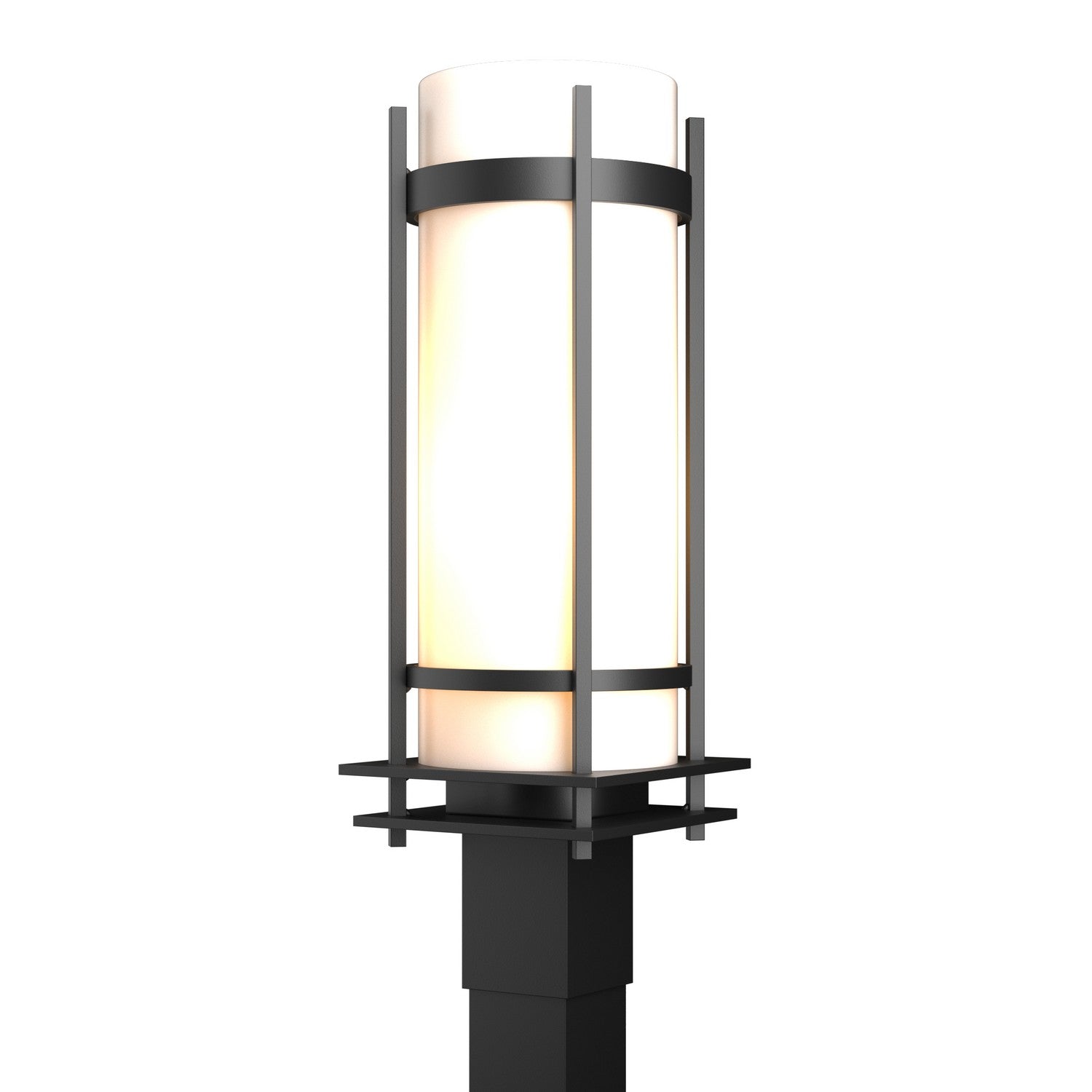 Hubbardton Forge - 345895-SKT-80-GG0040 - Banded Outdoor Post Light - Banded - Coastal Black