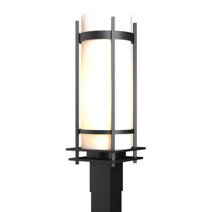 Hubbardton Forge - 345895-SKT-80-GG0040 - One Light Outdoor Post Mount - Banded - Coastal Black