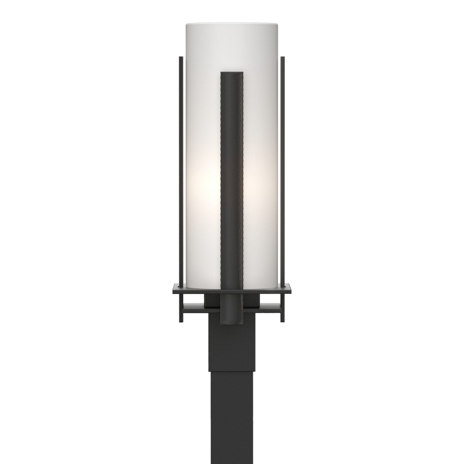 Hubbardton Forge - 347288-SKT-80-GG0040 - One Light Outdoor Post Mount - Vertical Bar - Coastal Black