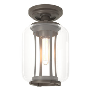 Hubbardton Forge - 352551-SKT-77-ZM0723 - One Light Outdoor Semi-Flush Mount - Fairwinds - Coastal Dark Smoke