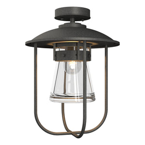 Hubbardton Forge - 356015-SKT-20-ZM0467 - One Light Outdoor Semi-Flush Mount - Erlenmeyer - Coastal Natural Iron