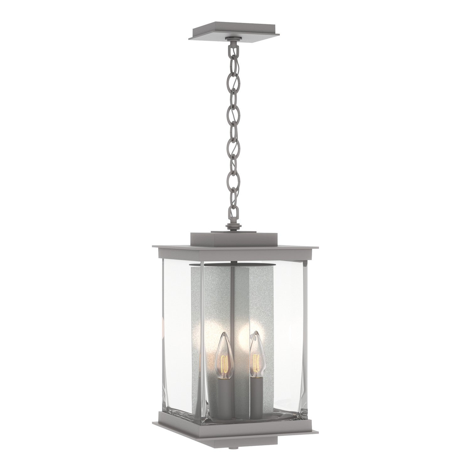 Hubbardton Forge - 356840-SKT-78-81-ZM0703 - Kingston Outdoor Large Lantern - Kingston - Coastal Burnished Steel