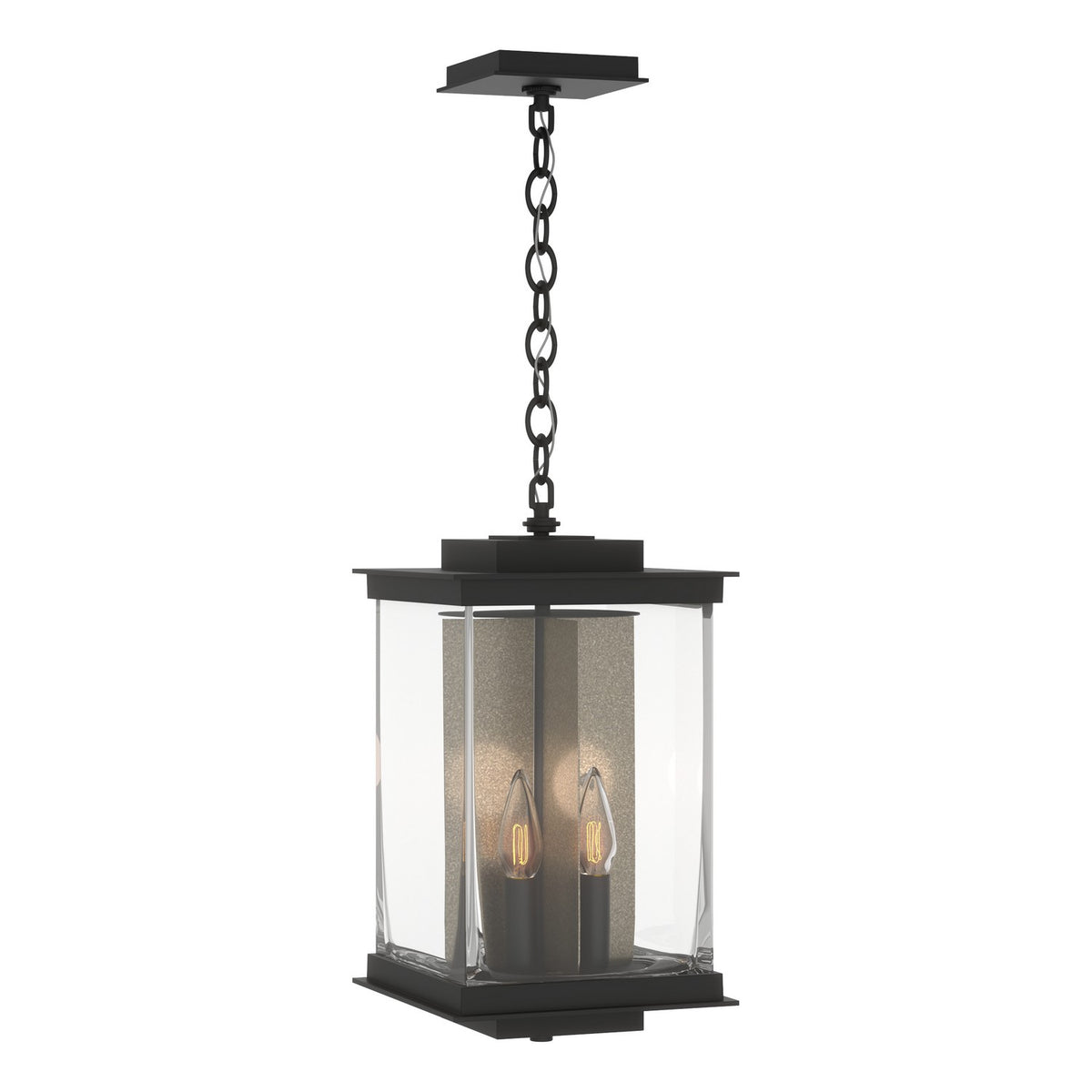 Hubbardton Forge - 356840-SKT-80-83-ZM0703 - Kingston Outdoor Large Lantern - Kingston - Coastal Black