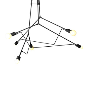 Hubbardton Forge - 362015-SKT-LONG-80 - Six Light Outdoor Pendant - Divergence - Coastal Black