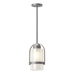 Hubbardton Forge - 362555-SKT-MULT-78-FD0744 - One Light Outdoor Pendant - Alcove - Coastal Burnished Steel