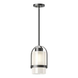 Hubbardton Forge - 362555-SKT-MULT-80-FD0744 - One Light Outdoor Pendant - Alcove - Coastal Black