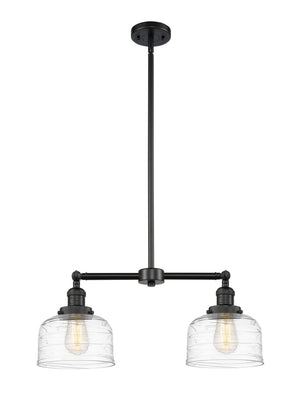 Innovations - 209-BK-G713-LED - LED Island Pendant - Franklin Restoration - Matte Black