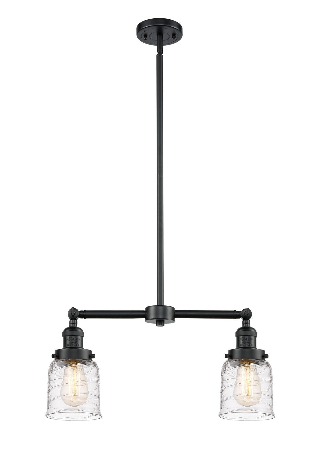 Innovations - 209-OB-G513 - Two Light Island Pendant - Franklin Restoration - Oil Rubbed Bronze