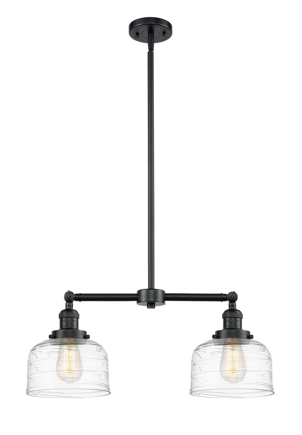 Innovations - 209-OB-G713 - Two Light Island Pendant - Franklin Restoration - Oil Rubbed Bronze