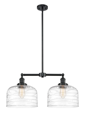 Innovations - 209-OB-G713-L - Two Light Island Pendant - Franklin Restoration - Oil Rubbed Bronze