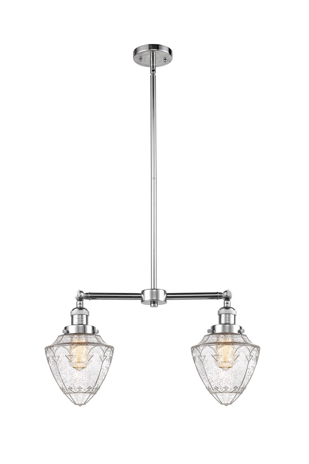 Innovations - 209-PC-G664-7 - Two Light Island Pendant - Franklin Restoration - Polished Chrome