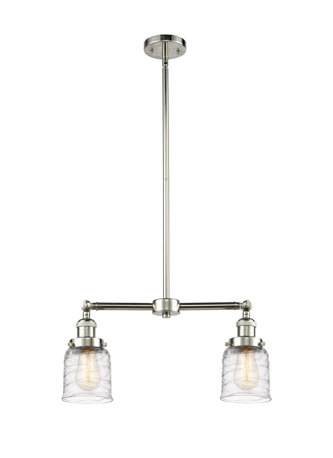 Innovations - 209-PN-G513 - Two Light Island Pendant - Franklin Restoration - Polished Nickel