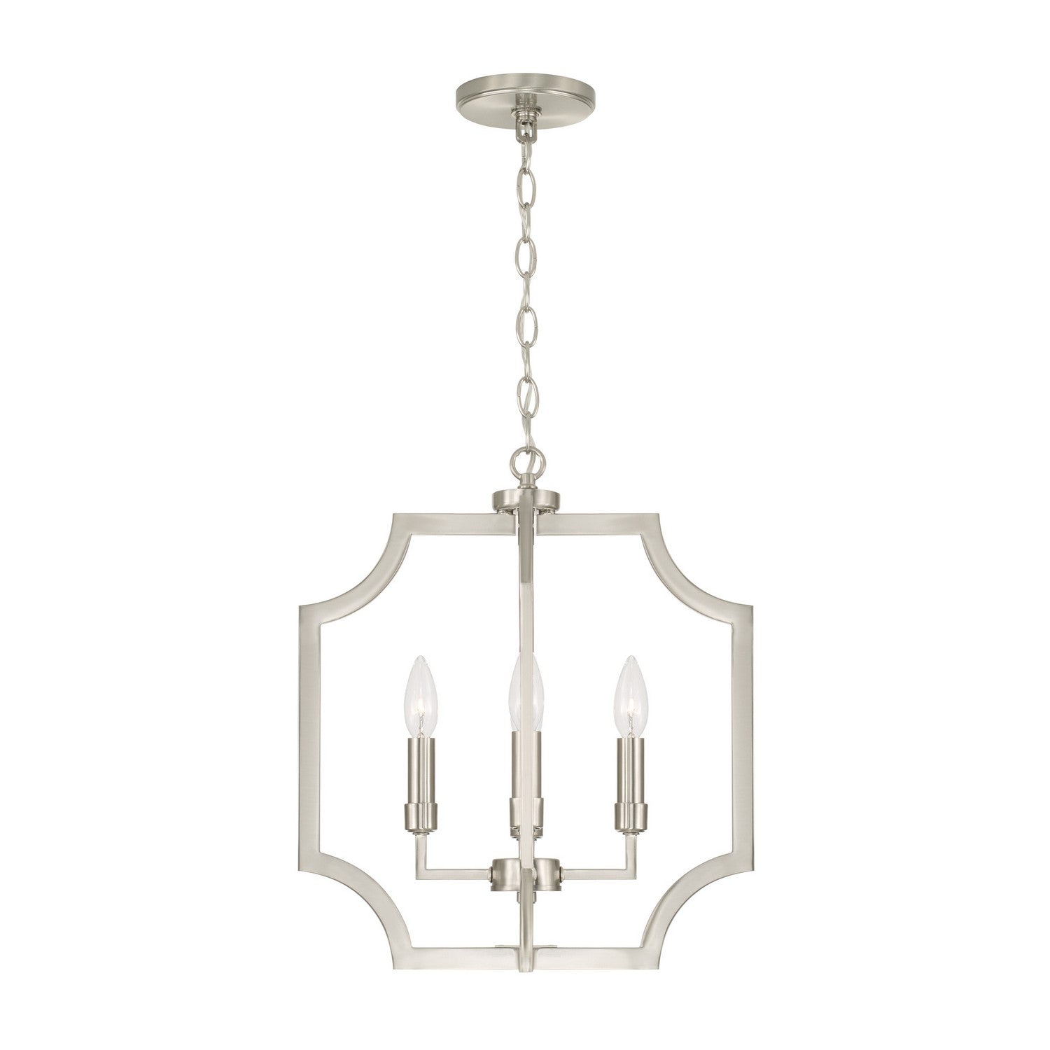 Capital Lighting - AA1037BN - Four Light Foyer Pendant - Courtney - Brushed Nickel