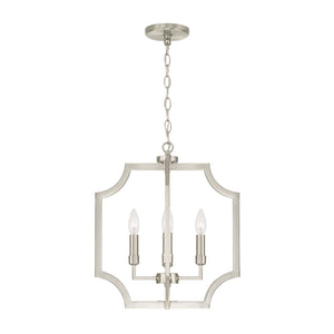 Capital Lighting - AA1037BN - Four Light Foyer Pendant - Courtney - Brushed Nickel