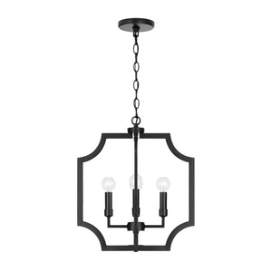 Capital Lighting - AA1037MB - Four Light Foyer Pendant - Courtney - Matte Black