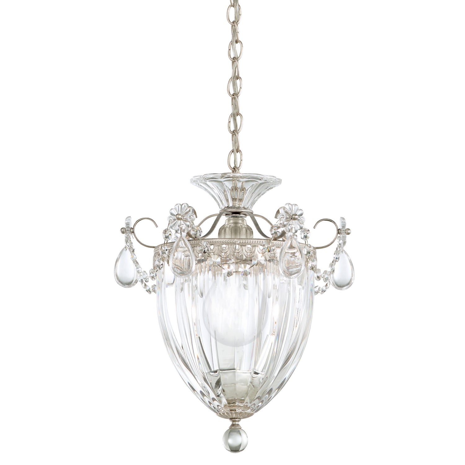 Schonbek - 1241-48 - One Light Mini Pendant - Bagatelle - Antique Silver