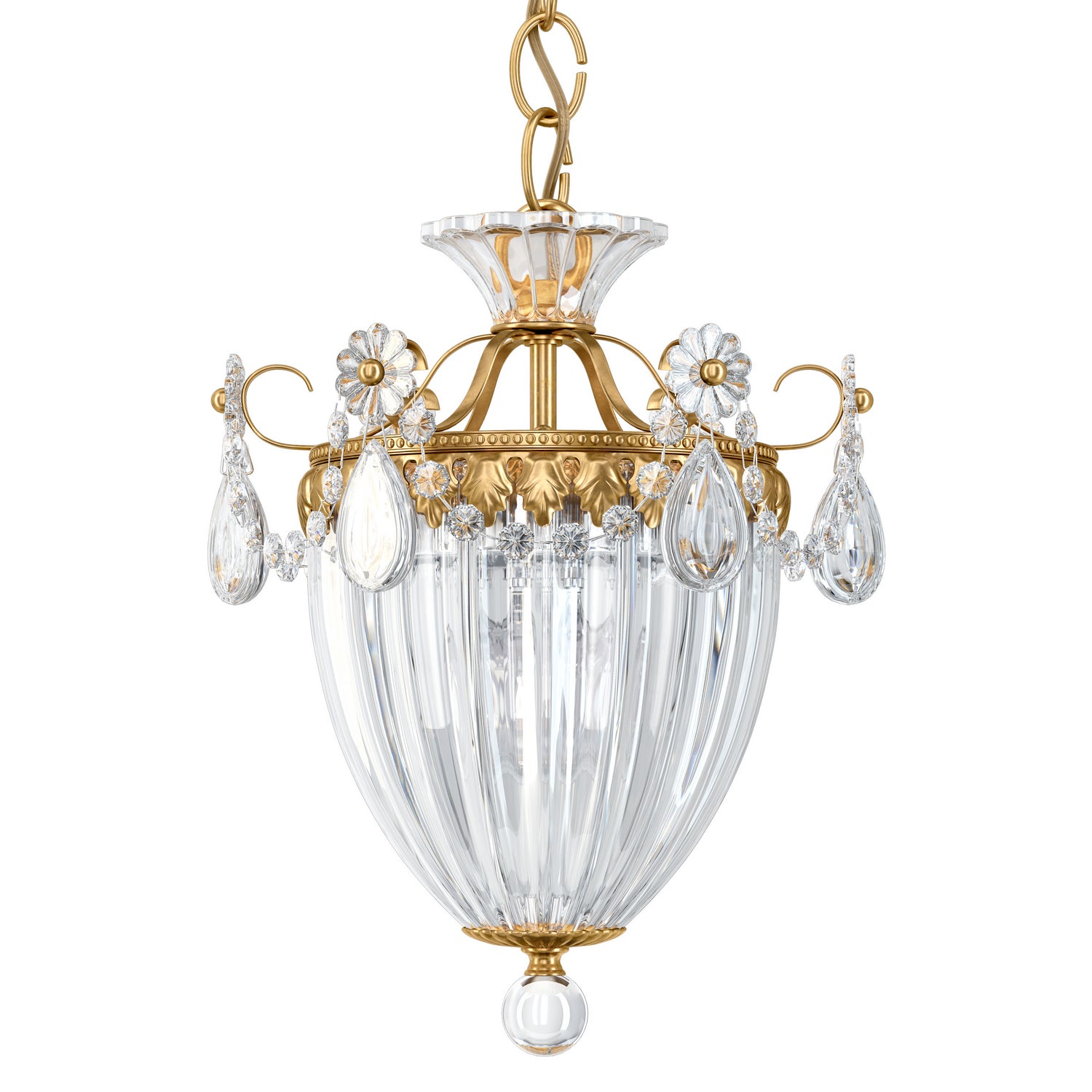 Schonbek - 1243-22R - Three Light Mini Pendant - Bagatelle - Heirloom Gold