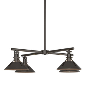 Hubbardton Forge - 364210-SKT-MULT-14 - Four Light Outdoor Pendant - Henry - Coastal Oil Rubbed Bronze