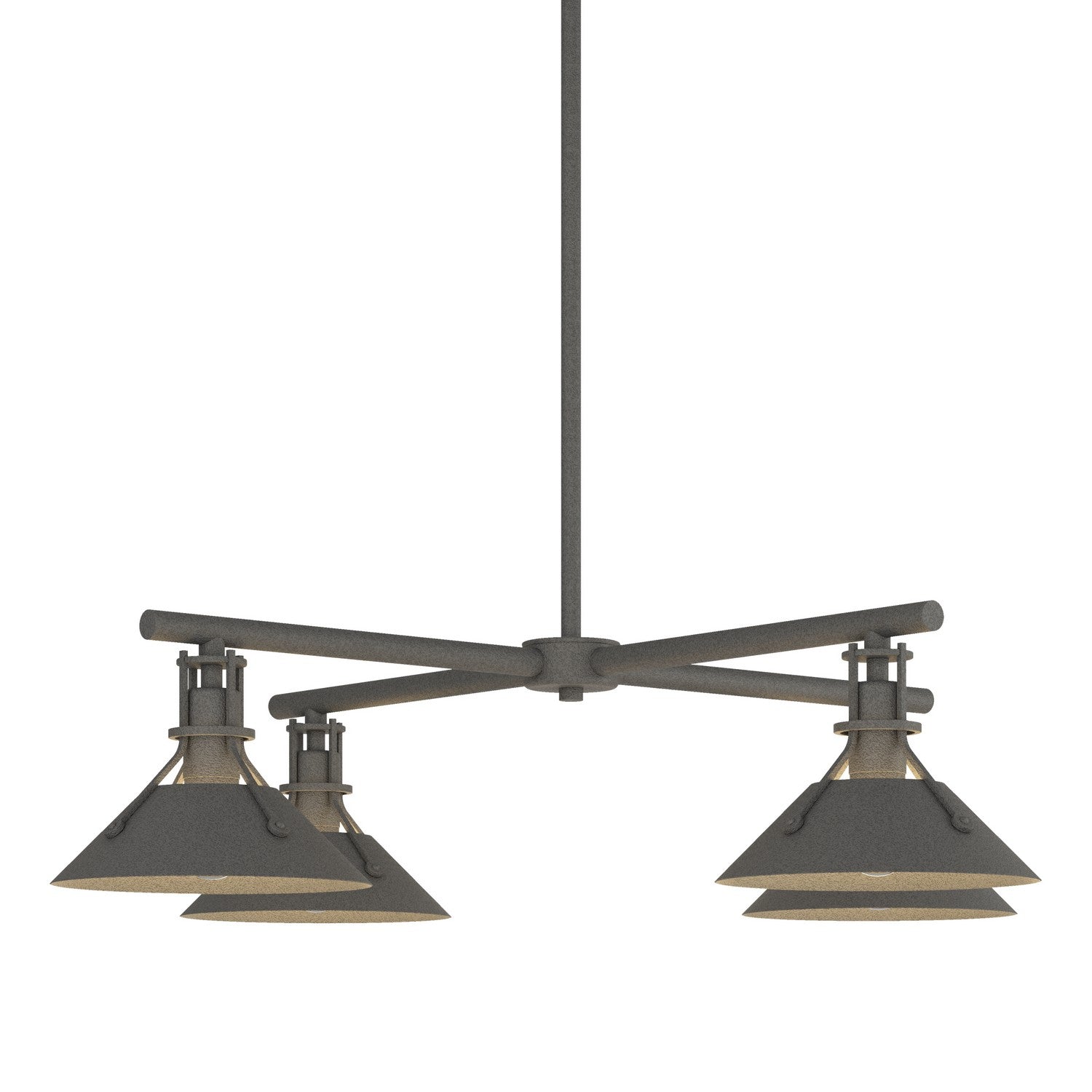 Hubbardton Forge - 364210-SKT-MULT-20 - Four Light Outdoor Pendant - Henry - Coastal Natural Iron