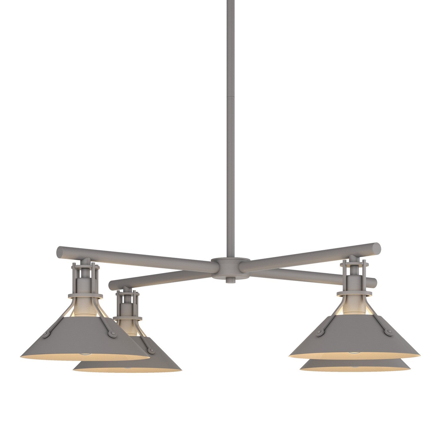 Hubbardton Forge - 364210-SKT-MULT-78 - Four Light Outdoor Pendant - Henry - Coastal Burnished Steel