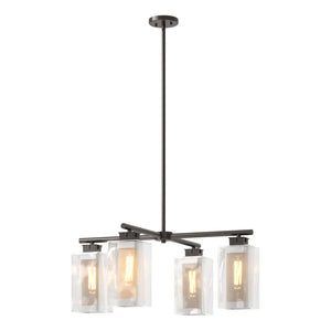 Hubbardton Forge - 364213-SKT-MULT-14-72-ZM0093 - Four Light Outdoor Pendant - Polaris - Coastal Oil Rubbed Bronze