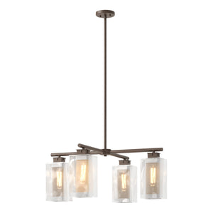 Hubbardton Forge - 364213-SKT-MULT-75-72-ZM0093 - Four Light Outdoor Pendant - Polaris - Coastal Bronze
