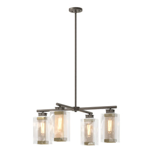 Hubbardton Forge - 364213-SKT-MULT-77-70-ZM0093 - Four Light Outdoor Pendant - Polaris - Coastal Dark Smoke