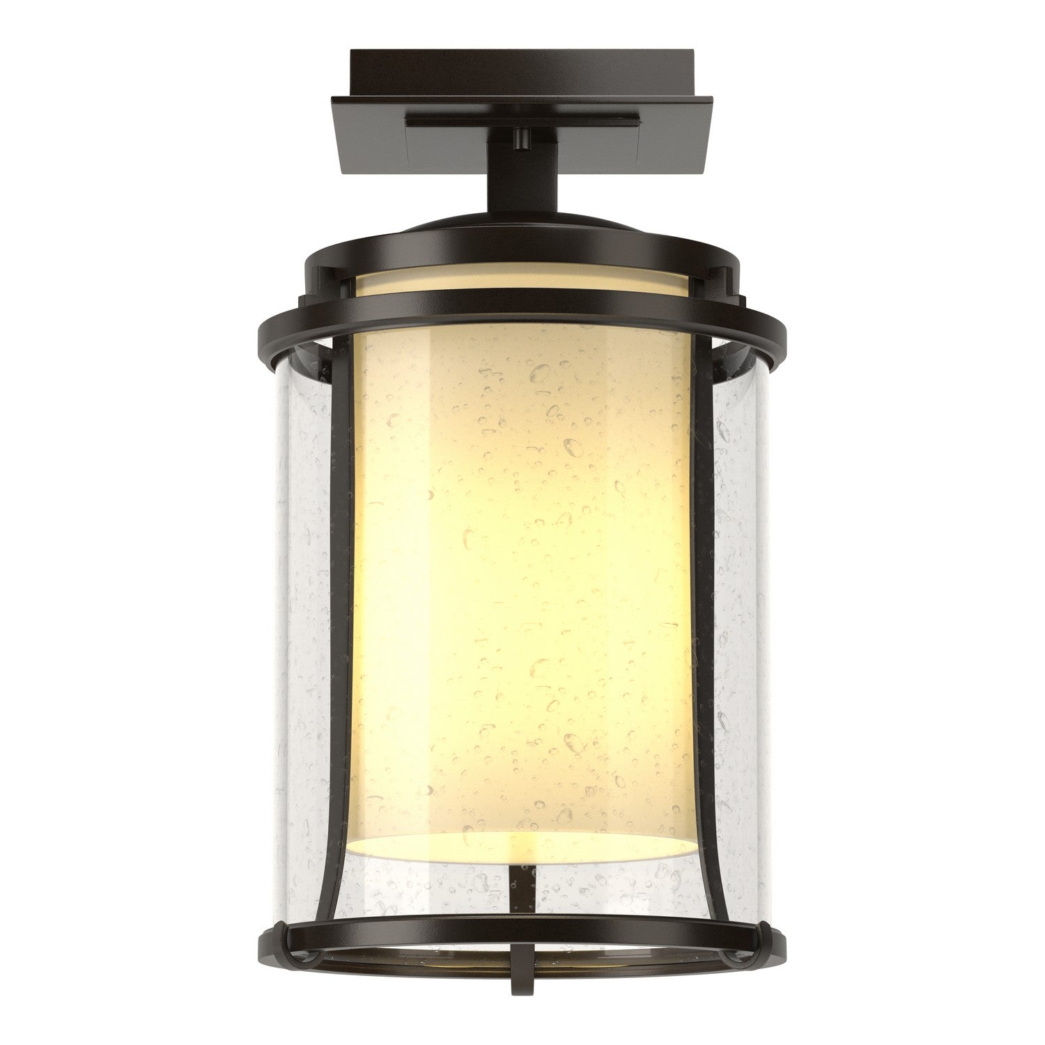 Hubbardton Forge - 365605-SKT-14-ZS0297 - One Light Outdoor Semi-Flush Mount - Meridian - Coastal Oil Rubbed Bronze