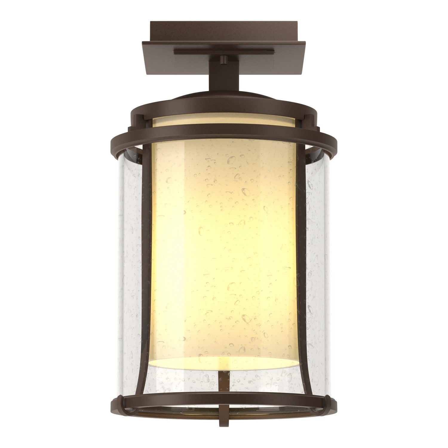 Hubbardton Forge - 365605-SKT-75-ZS0297 - One Light Outdoor Semi-Flush Mount - Meridian - Coastal Bronze