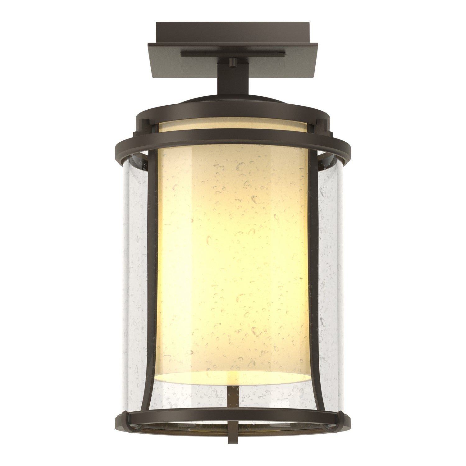 Hubbardton Forge - 365605-SKT-77-ZS0297 - One Light Outdoor Semi-Flush Mount - Meridian - Coastal Dark Smoke