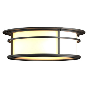 Hubbardton Forge - 365650-SKT-14-GG0218 - Two Light Outdoor Flush Mount - Province - Coastal Oil Rubbed Bronze