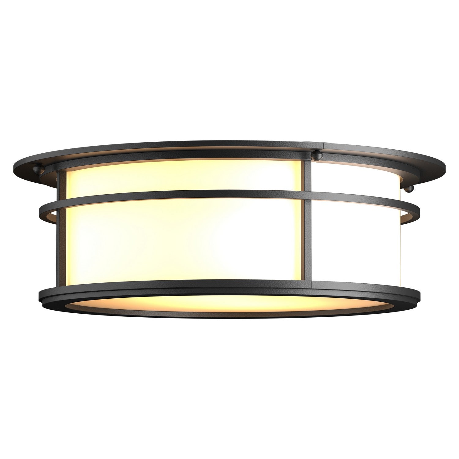 Hubbardton Forge - 365650-SKT-80-GG0218 - Two Light Outdoor Flush Mount - Province - Coastal Black